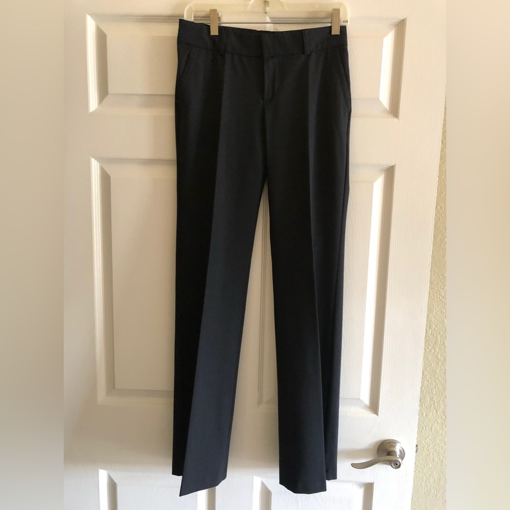 Mexx Women's Dress Pants with Pockets Wool Dark Grey Size 2